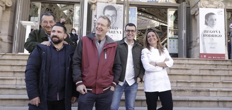 Mercado Central de Valencia  El Mercado Central exhibirá un paseo de cocineros valencianos con estrella Michelin
