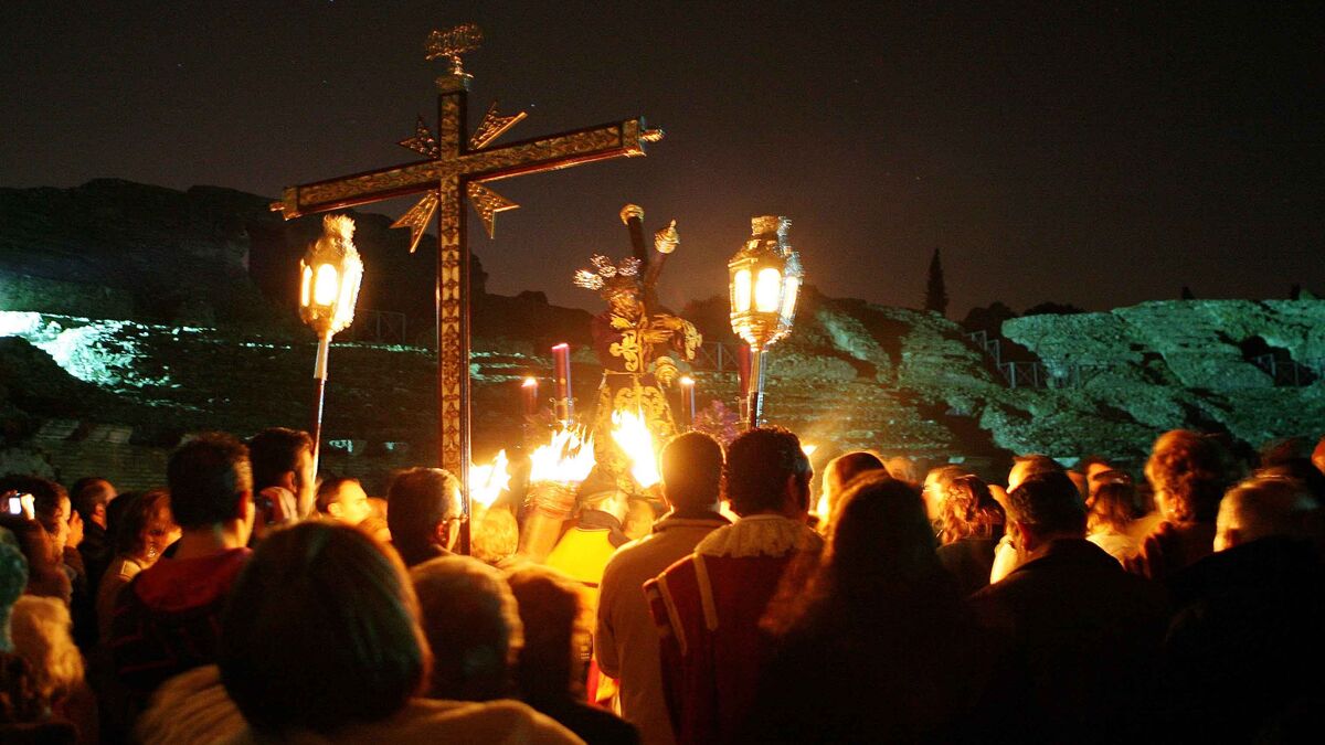 Patrimonio apoya la celebración del Vía Crucis del Aljarafe en Italia