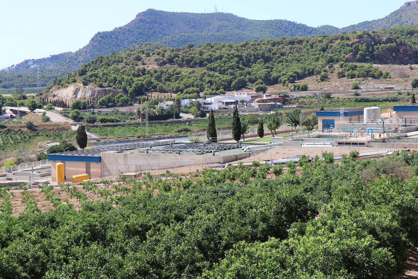 Sagunto, preparado ante una posible emergencia en el depósito de la Muela