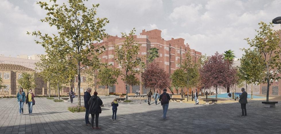 Obras en Valencia: nueva plaza peatonal | Valencia contará con una nueva plaza peatonal con más de 6.000 metros cuadrados
