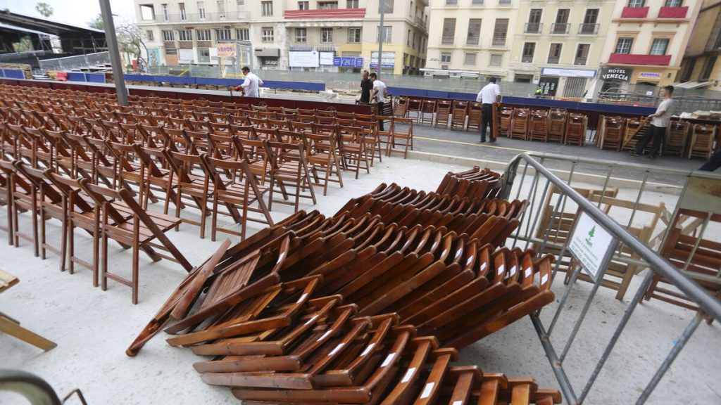 Las donaciones de las sillas para la Semana Santa de Málaga son un 7% más caras
