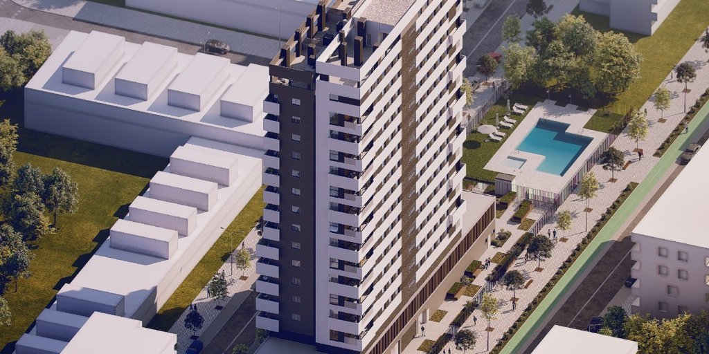 Así es el nuevo residencial 'Torre Arenal' en Palmas Altas
