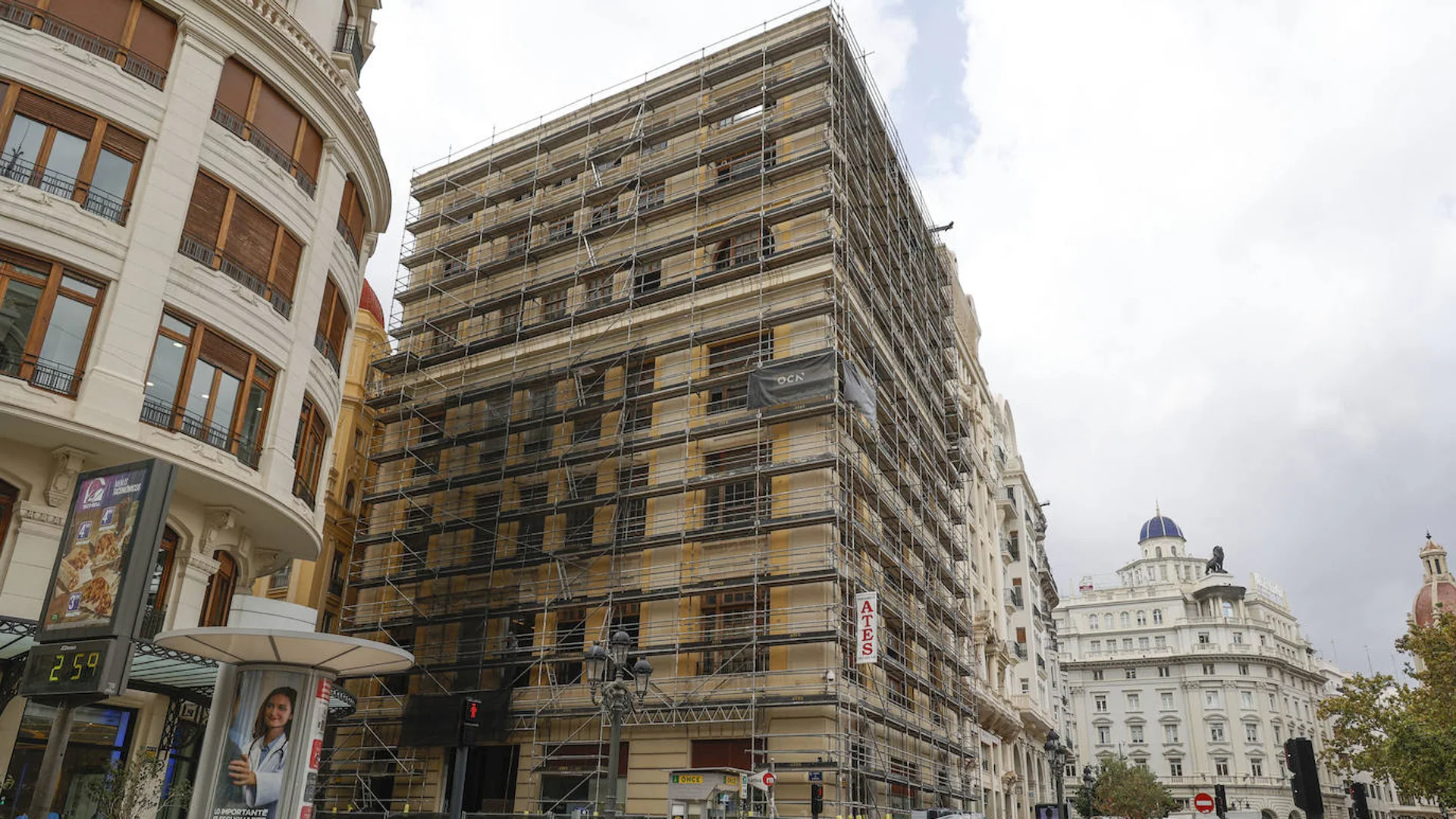 Cómo avanza el futuro hotel de lujo de la Plaza del Ayuntamiento de Valencia