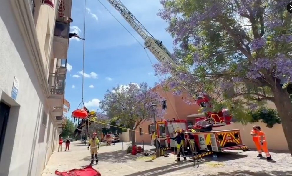 Bomberos rescate