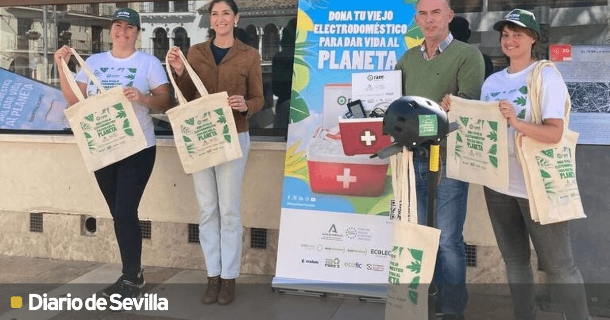 Écija conciencia sobre el reciclaje de residuos de aparatos eléctricos y electrónicos (RAEE)