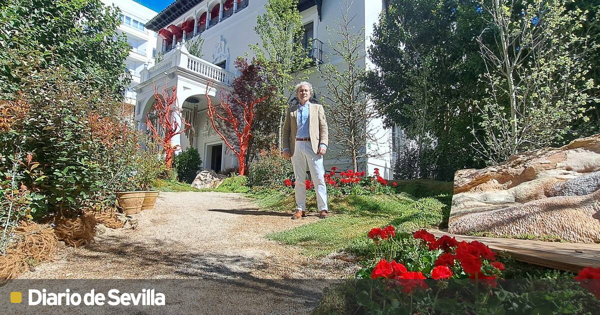 El paisajista Fran Cisneros lleva un trozo de Sevilla a un palacio de Madrid