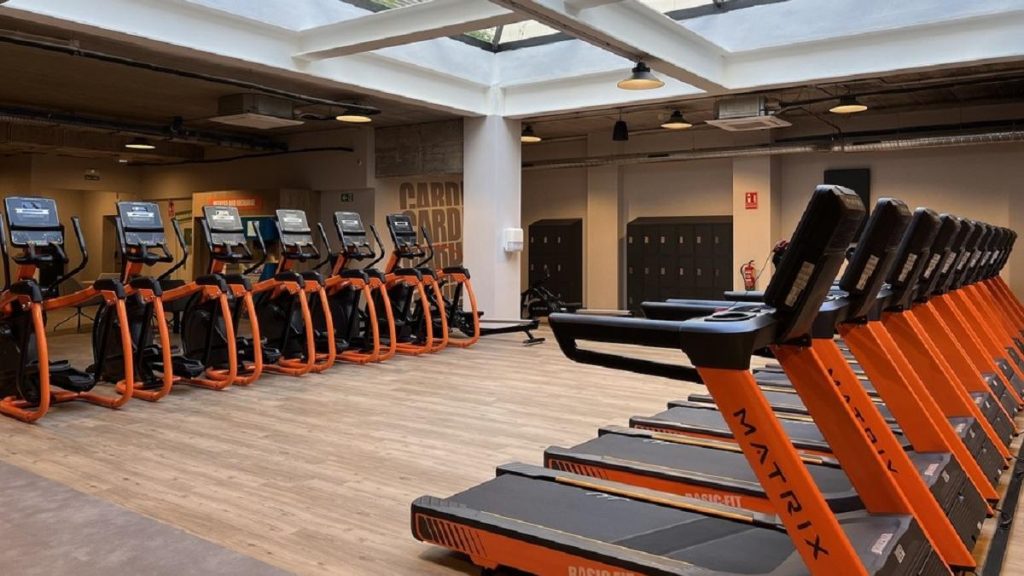 Las instalaciones del gimnasio de Basic Fit.