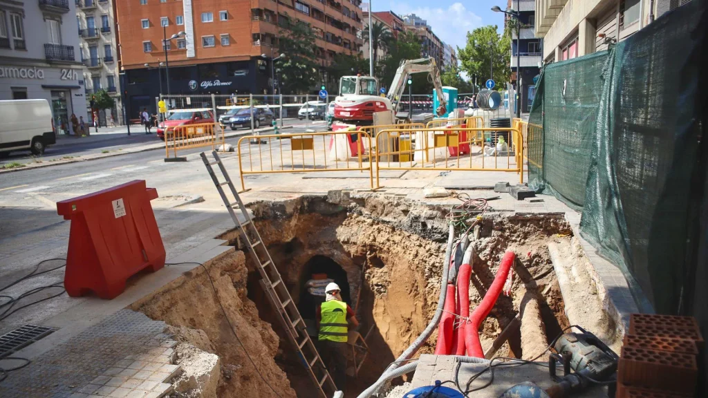 Obras en Valencia : Las calles de Valencia donde hay obras este lunes