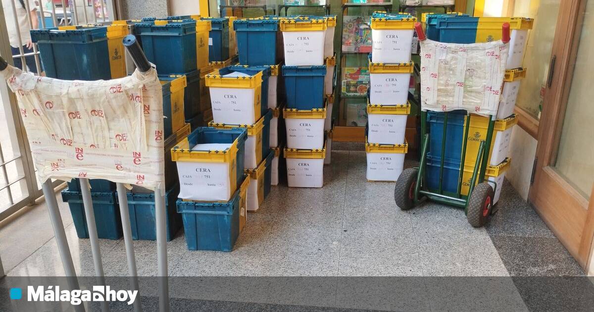 Personal del INE en Málaga denuncia retrasos en la entrega de papeletas por correo postal