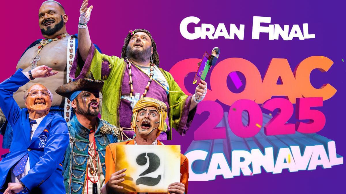 SIGUE EN DIRECTO LA GRAN FINAL DEL CARNAVAL DE MÁLAGA COAC 2025