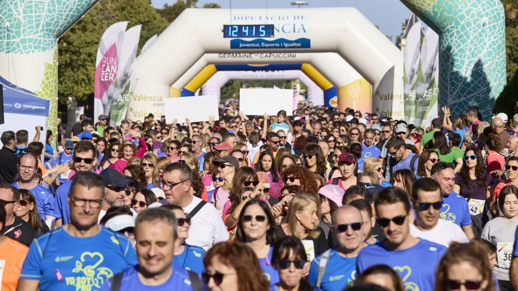 Valencia contra el Cáncer 2024 | Calles cerradas al tráfico este domingo en Valencia por la Carrera contra el Cáncer 2024